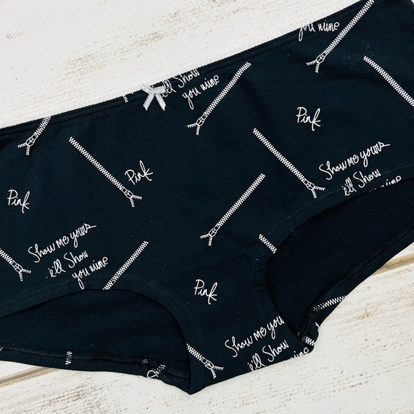 VS PINK Extra Low Rise Boyshort Medium Vintage Retro Rare - Picture 2 of 7